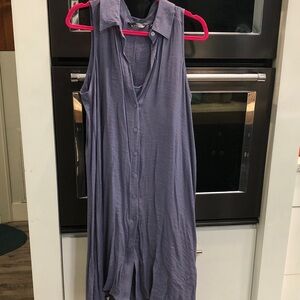 Mlle Gabrielle Lavender Button-Down Top